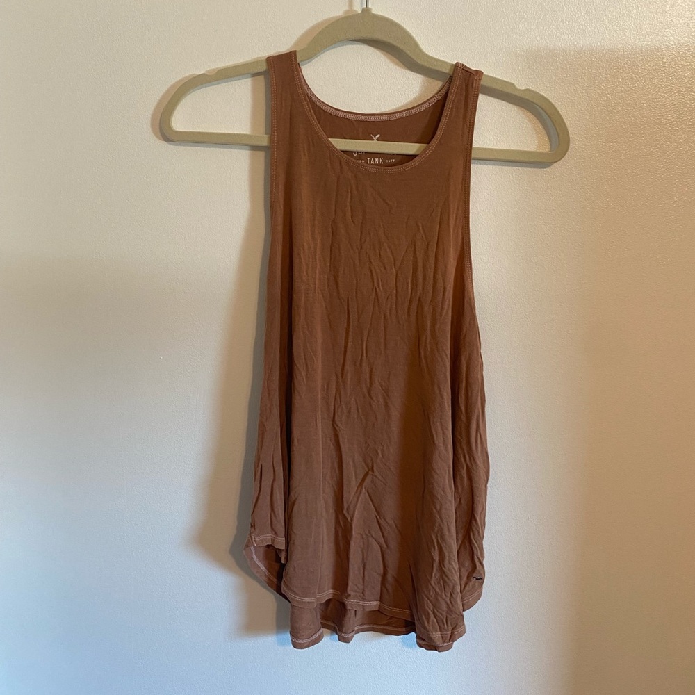 American Eagle Soft & Sexy Dark Orange Tank